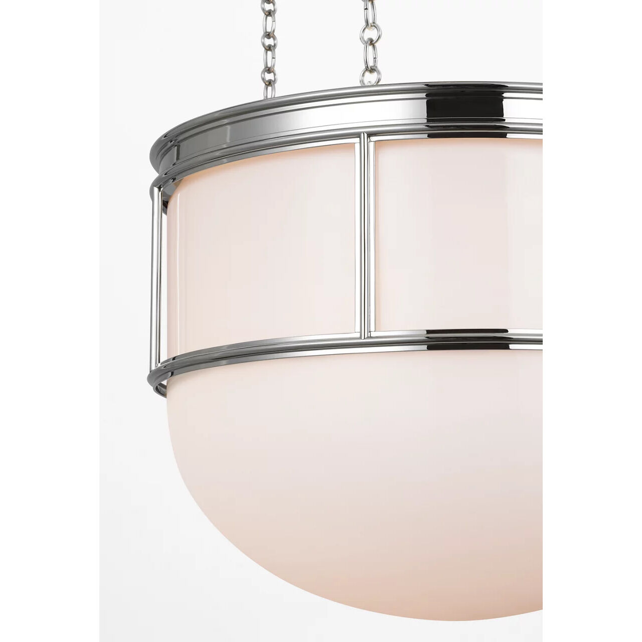 Chapman & Myers Martil LED 16.5 inch Polished Nickel Lantern Pendant Ceiling Light