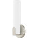 Lund LED 4 inch Brushed Nickel ADA ADA Wall Sconce Wall Light