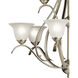 Dover 9 Light 27.75 inch Brushed Nickel Chandelier 2 Tier Ceiling Light