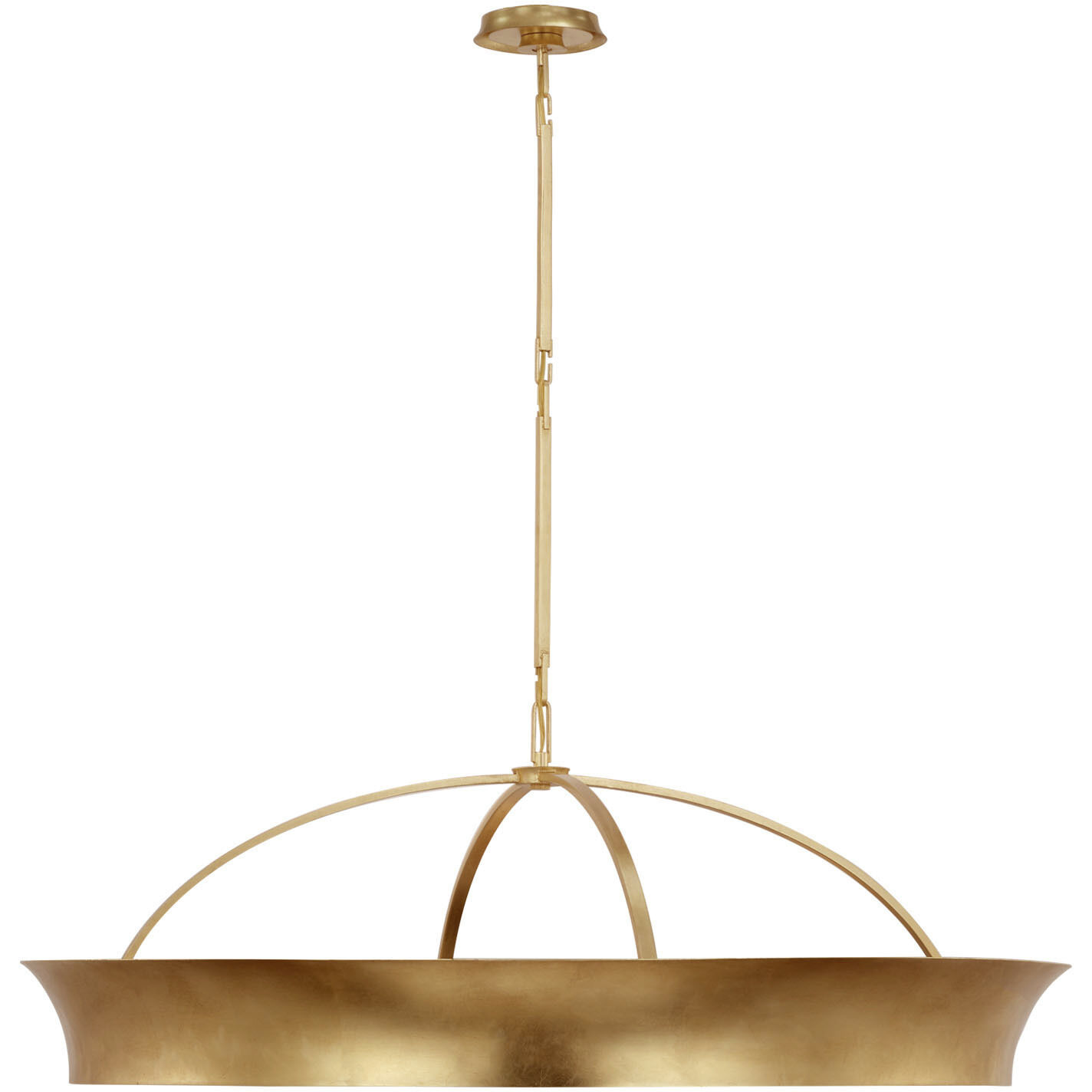 Thomas O'Brien Garland LED 40 inch Gild Dual Lit Ring Chandelier Ceiling Light