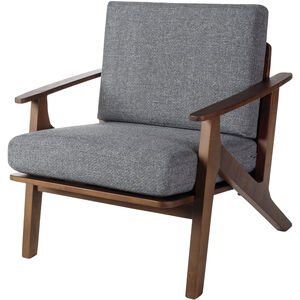 Dover Medium Gray / Dark Brown Accent Chairs