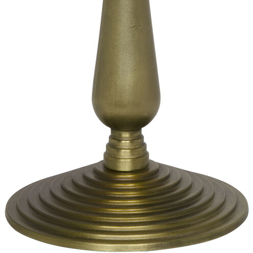Alida 30 X 30 inch Antique Brass Side Table