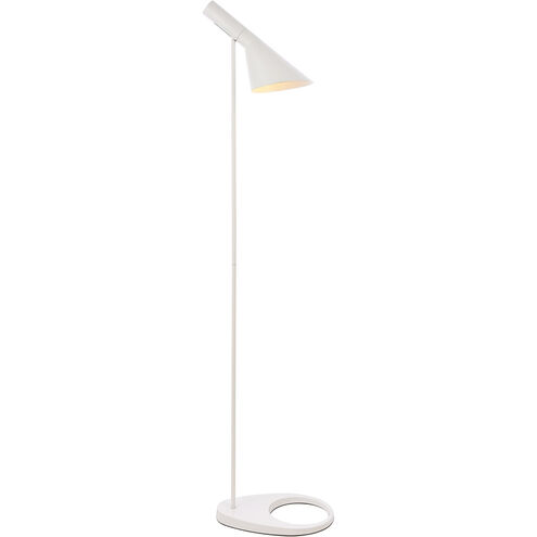 Juniper 49 inch 40 watt White Floor Lamp Portable Light