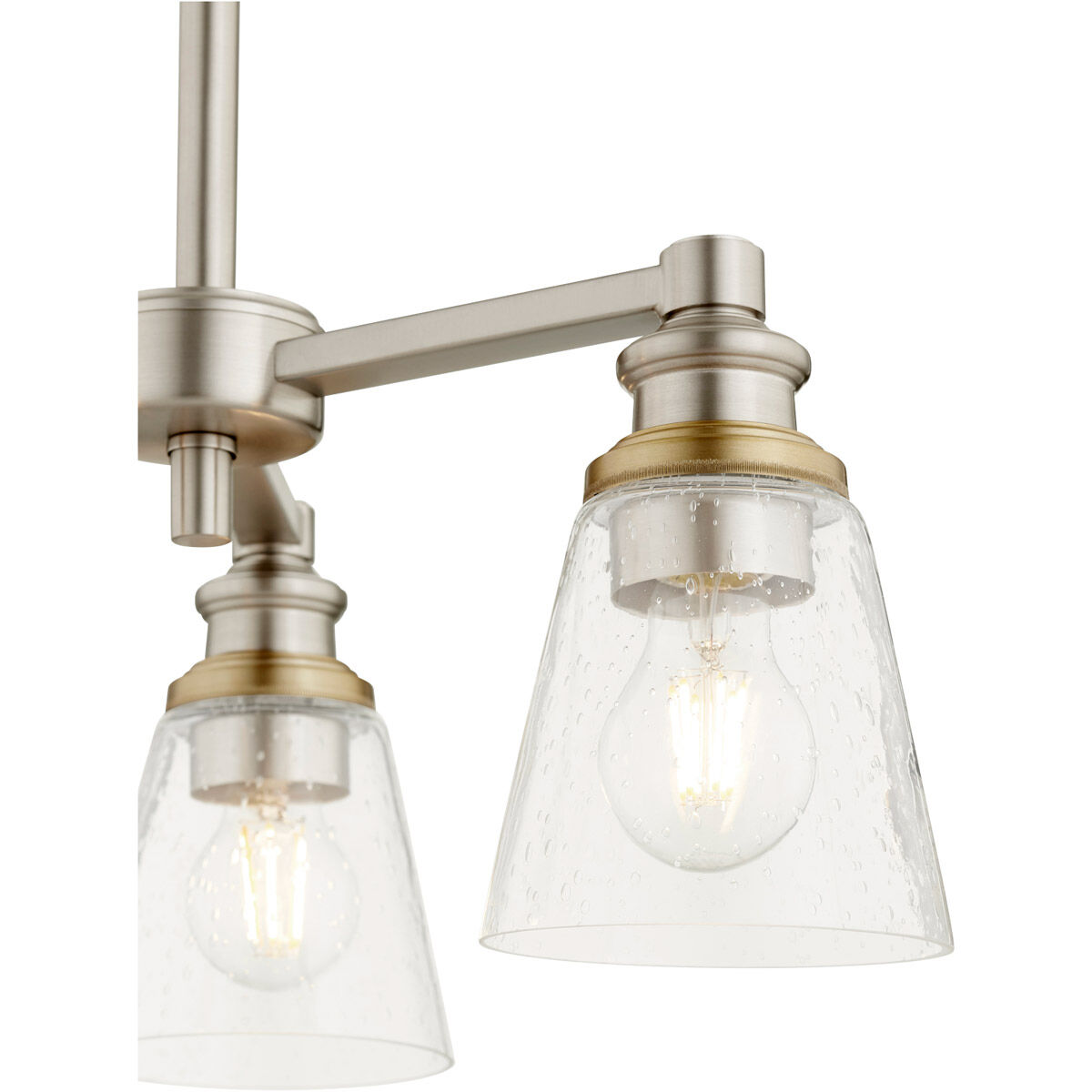 Dunbar 3 Light 19 inch Satin Nickel Mini Chandelier Ceiling Light