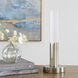 Tron 15.25 inch Plated Brass Rechargeable LED Accent Lamp Portable Light