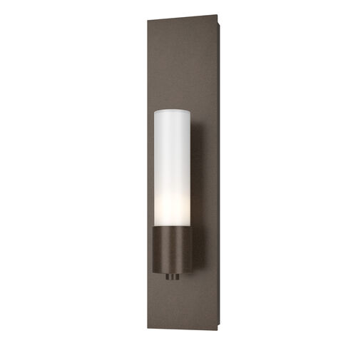 Pillar 1 Light 4.3 inch Bronze ADA Sconce Wall Light in Opal