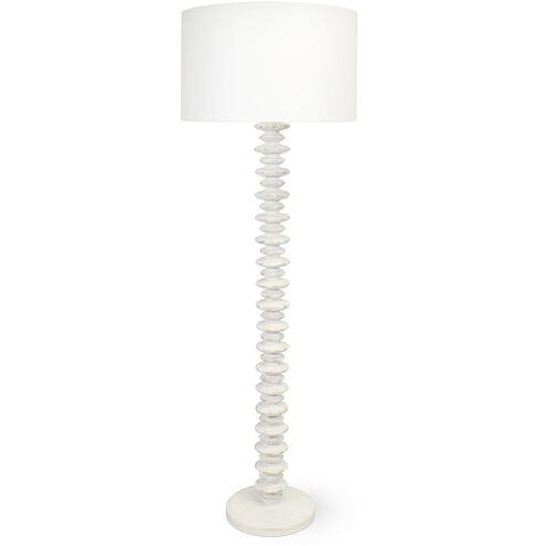 Fishbone 67 inch 150 watt White Floor Lamp Portable Light