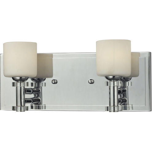 Joshua 2 Light 11 inch Chrome Vanity Light Wall Light