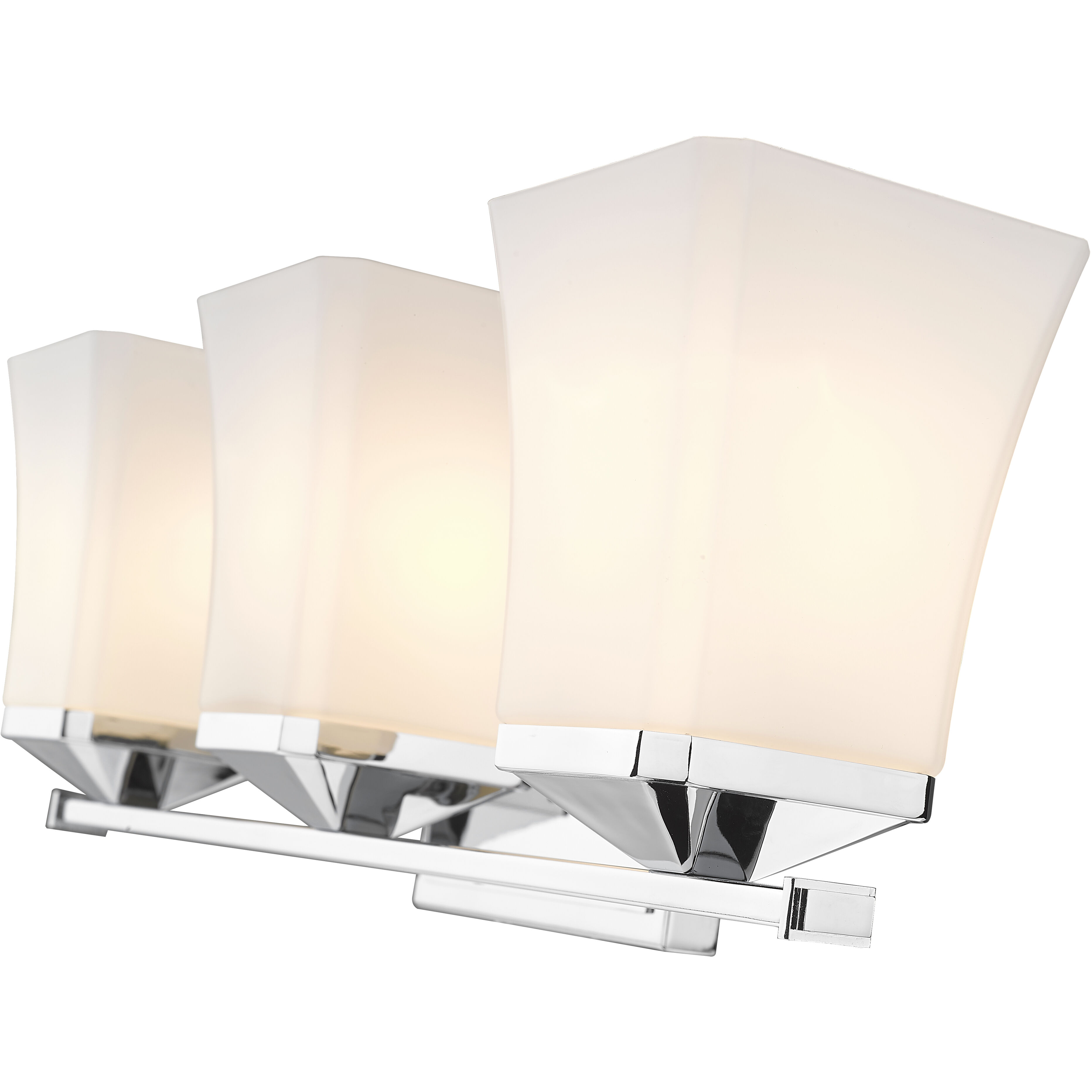 Darcy 3 Light 22 inch Chrome Vanity Wall Light