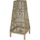 Corsica 30 inch 7 watt Beige Outdoor Floor Lamp