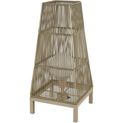 Corsica 30 inch 7 watt Beige Outdoor Floor Lamp