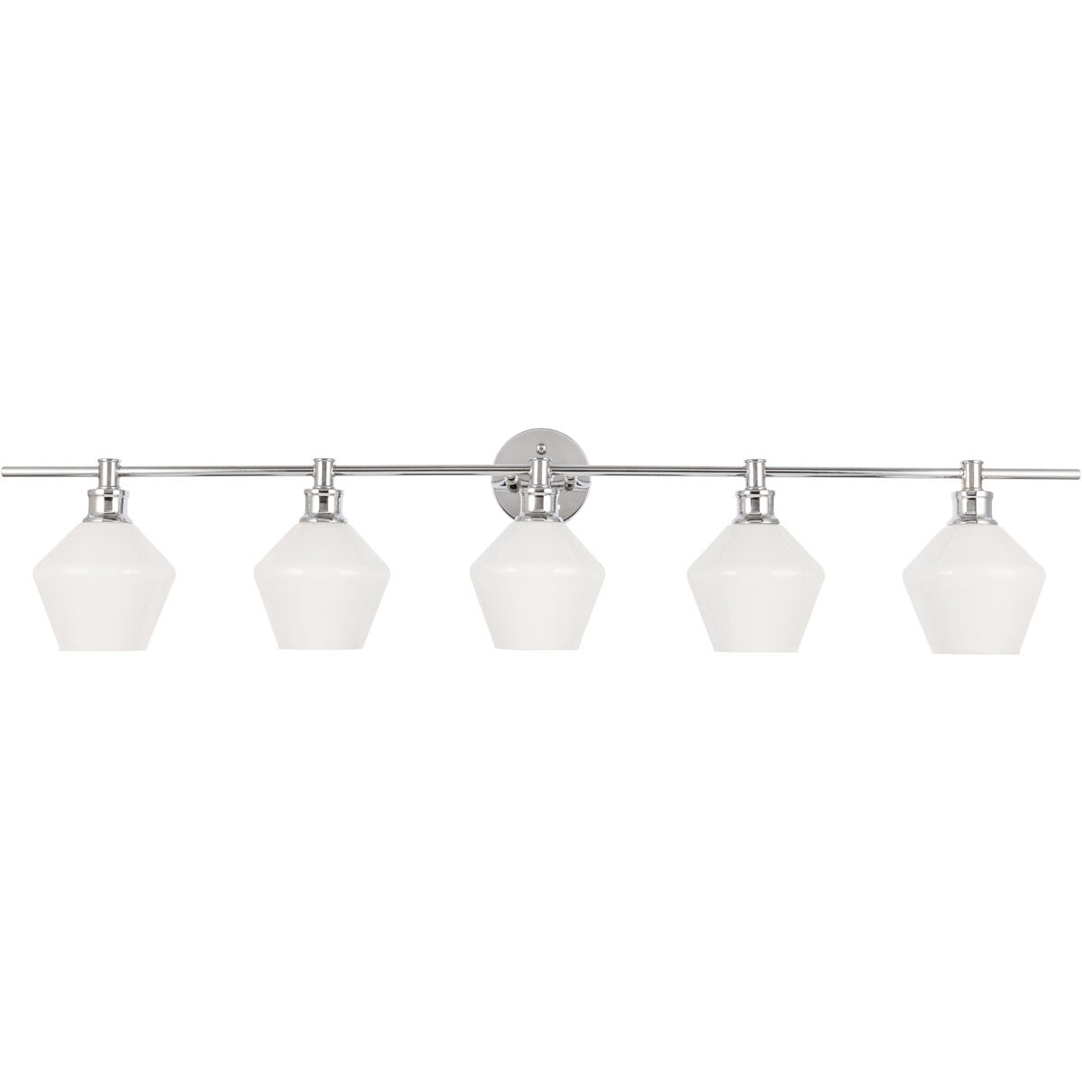 Gene 5 Light 47 inch Chrome Wall sconce Wall Light