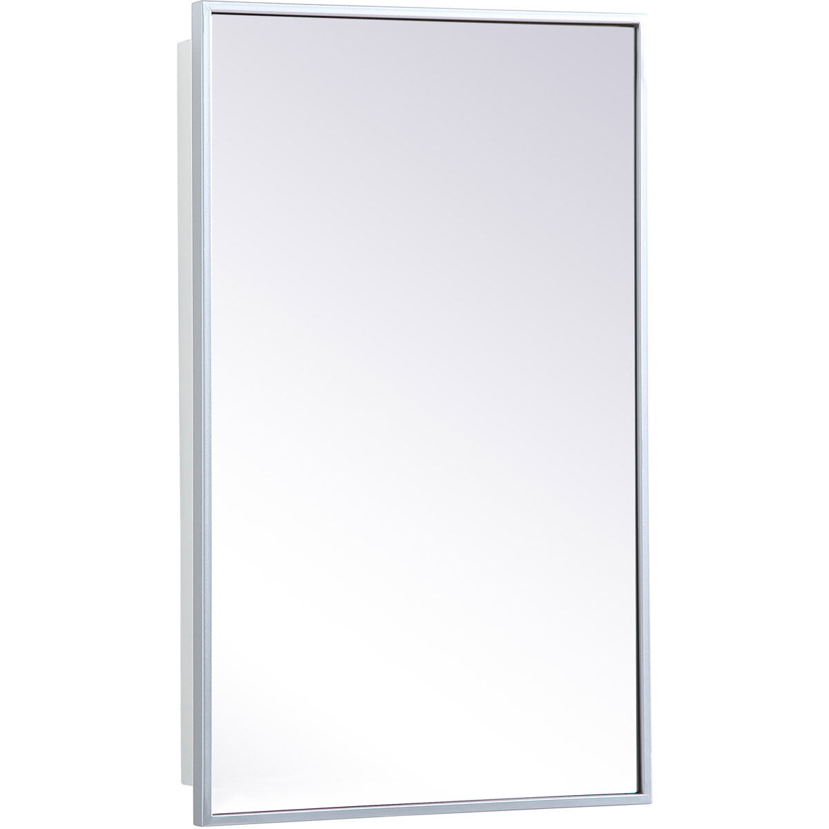 Wyn 28 X 17 inch Silver Medicine Cabinet