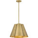 Bowman Pendant Ceiling Light in Heritage Brass