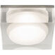 Vancouver LED 3.54 inch Brushed Aluminum Bathroom Downlight Ceiling Light