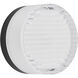 Lucia LED 5.5 inch Matte Black Outdoor Wall Sconce/Flush Mount