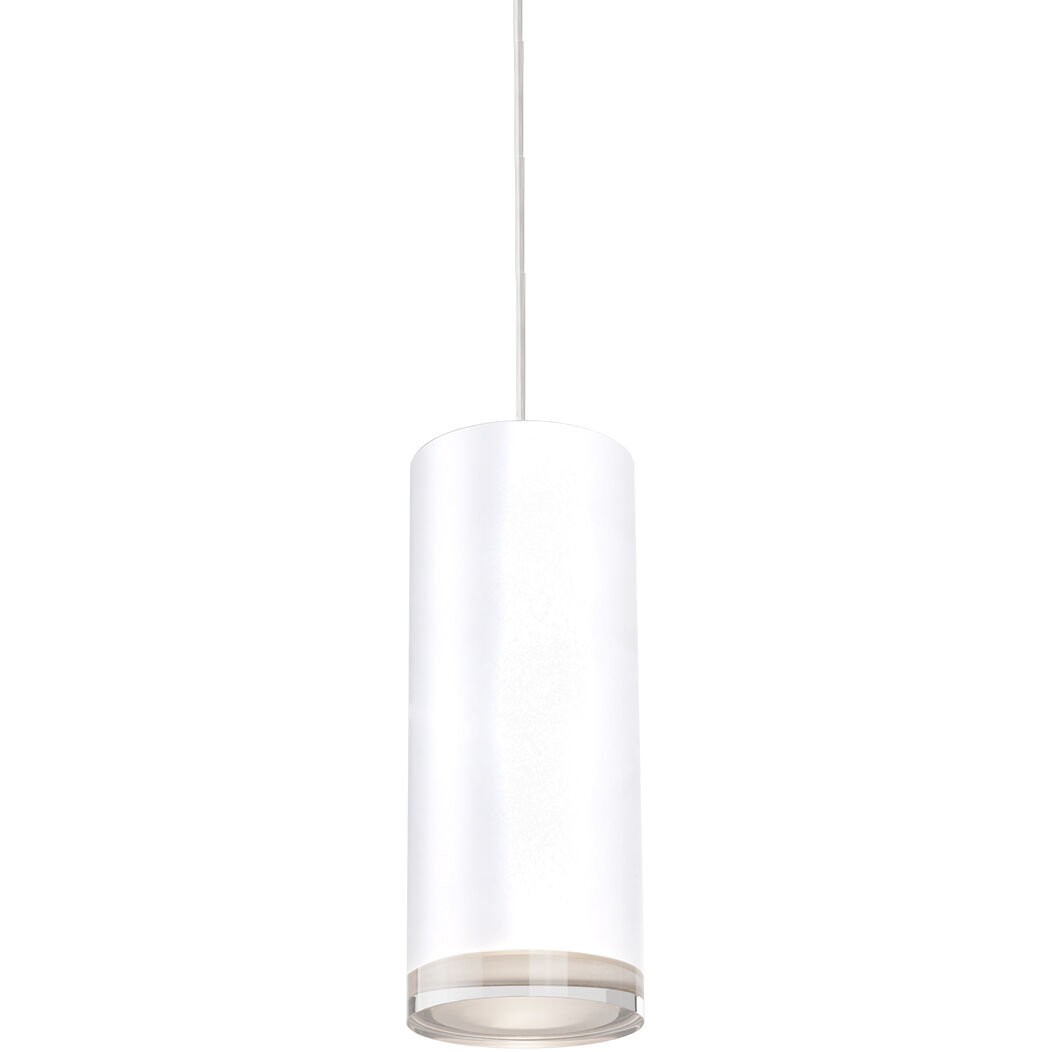 Cameo Pendant Ceiling Light in White
