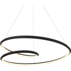 Ampersand LED 31.5 inch Black Pendant Ceiling Light