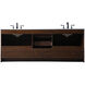 Soma 84 X 19 X 34 inch Expresso Vanity Sink Set