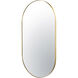 Capsule 40 X 22 inch Gold Wall Mirror