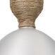 Creed LED Satin Nickel Cord Pendant Ceiling Light