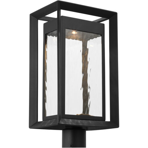 Sean Lavin Urbandale LED 18.75 inch Textured Black Outdoor Post Lantern