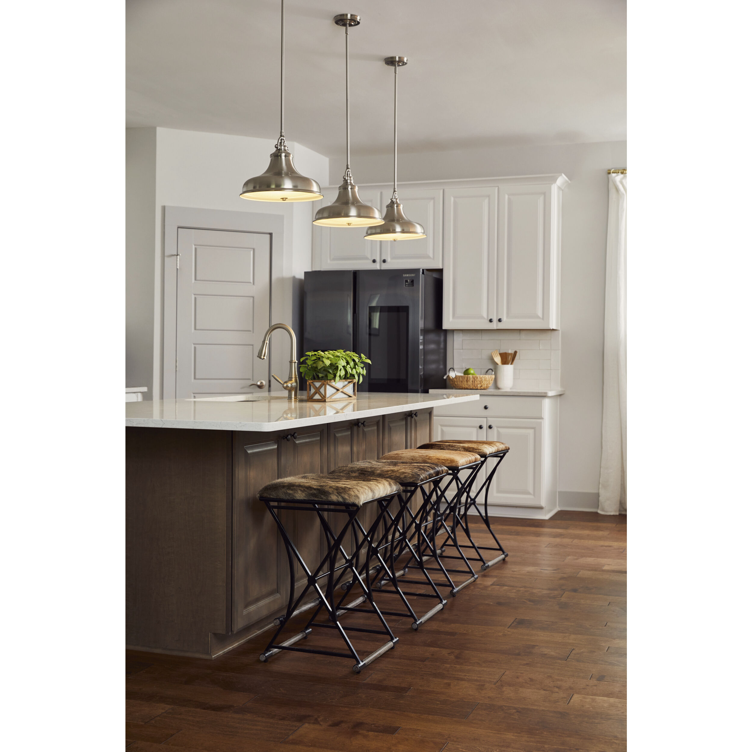 Emery 1 Light 14 inch Brushed Nickel Pendant Ceiling Light