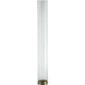Zigrina 1 Light 5.13 inch Matte White with Satin Brushed Black Pendant Ceiling Light