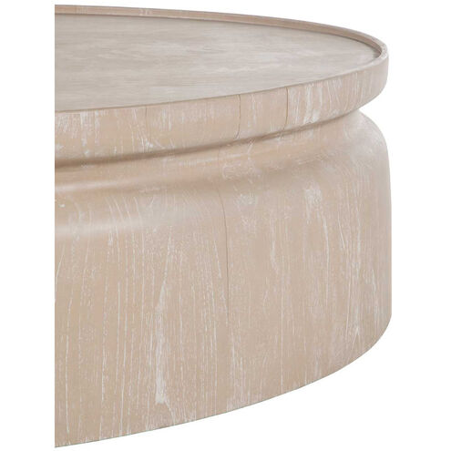 Marta 50 X 50 inch Cerused Light Natural Coffee Table