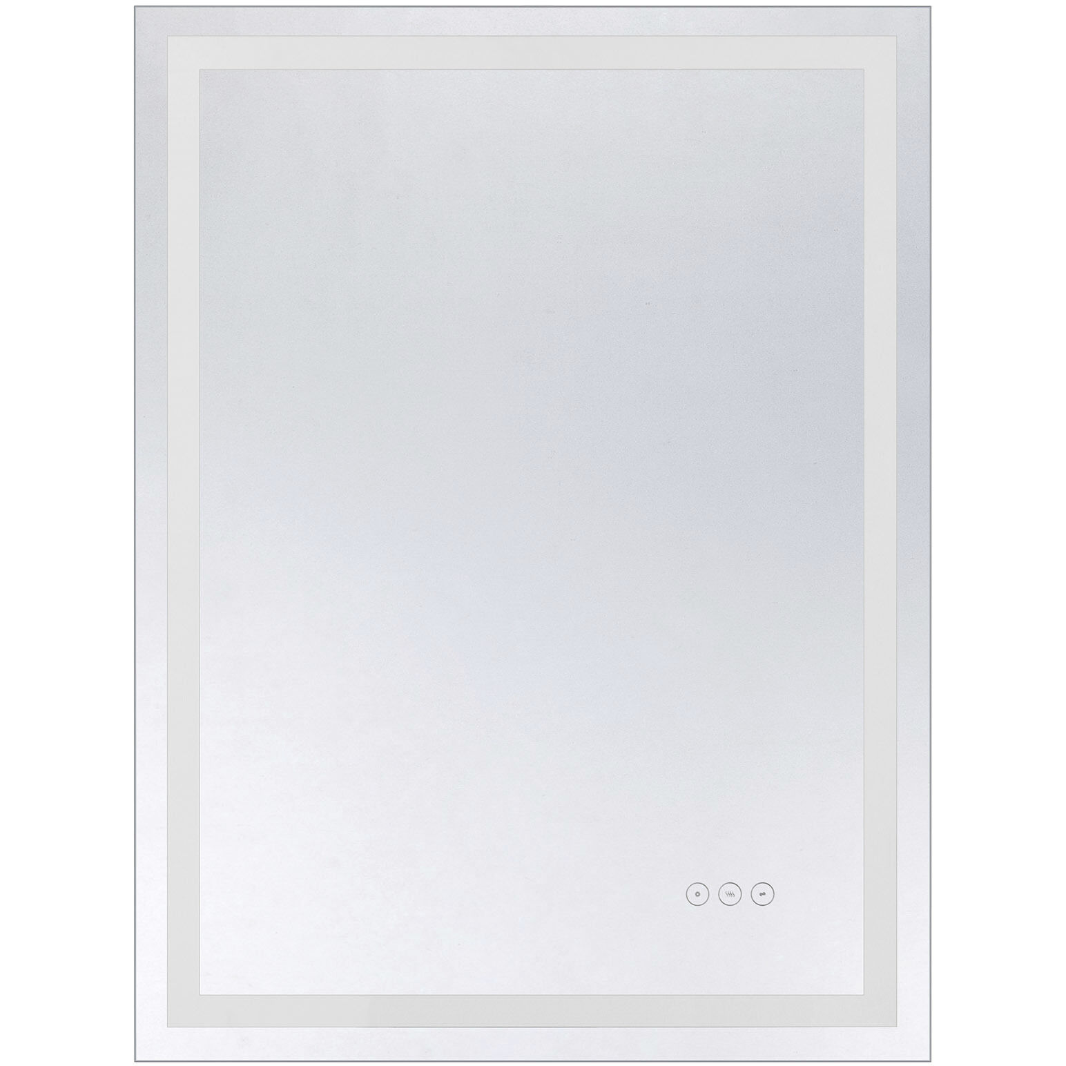 Beckett 32 X 24 inch Frost Mirror, Frontlit and Backlit