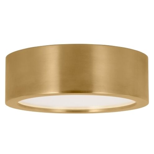 Kelly Wearstler Cerne LED 5 inch Natural Brass Flush Mount Ceiling Light in 120V