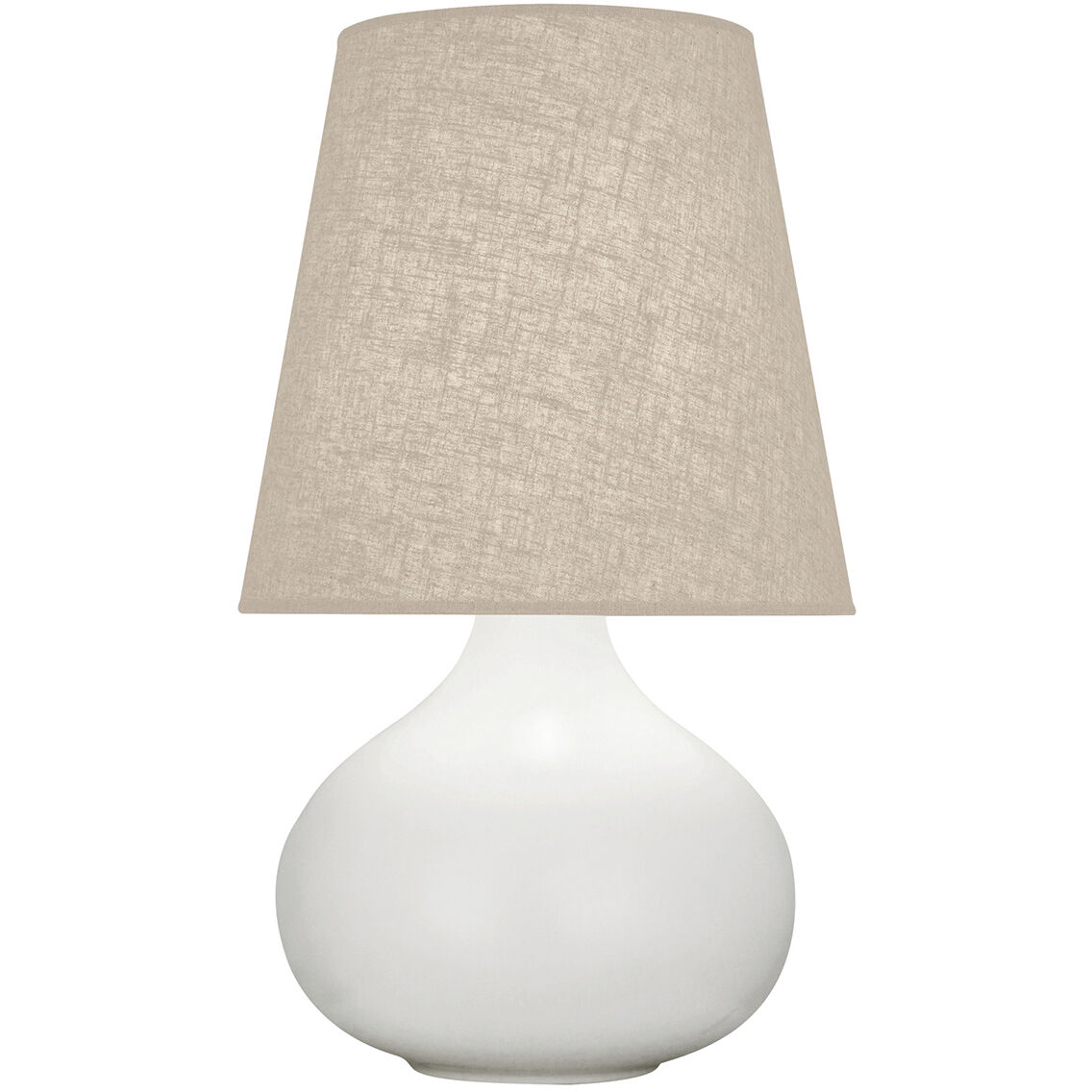 Small June 23.5 inch 150 watt Matte Lily Accent Lamp Portable Light in Buff Linen