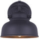 Louis 1 Light 9 inch Matte Black Outdoor Down Light