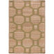 Seaport 120 X 96 inch Camel, Dark Green Rug