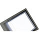 Geo LED 6.3 inch Matte Black ADA Wall Sconce Wall Light