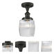 Colton 1 Light 6 inch Oil Rubbed Bronze Semi-Flush Mount Ceiling Light