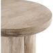 Morris 20 X 16 inch Natural Accent Table, Cerused