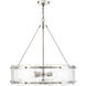 Bennetti 5 Light 24.75 inch Polished Nickel Chandelier Ceiling Light