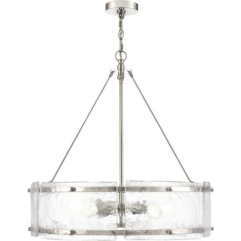 Bennetti 5 Light 24.75 inch Polished Nickel Chandelier Ceiling Light