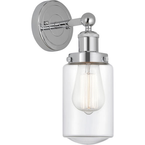 Dover 1 Light 6.5 inch Polished Chrome Sconce Wall Light