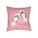Carolina Coastal 20 X 20 inch Pink and Purple Outdoor Throw Pillow