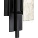 Lowery 1 Light 3.62 inch Matte Black ADA Wall Sconce Wall Light, Design Series
