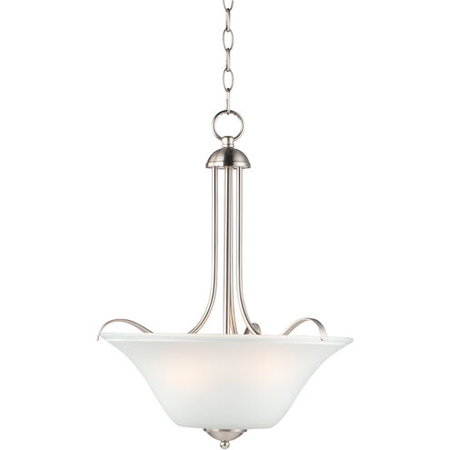 Vital 3 Light 17 inch Satin Nickel Multi-Light Pendant Ceiling Light