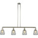 Franklin Restoration Chatham LED 50.88 inch Polished Nickel Island Light Ceiling Light in Clear Glass, Franklin Restoration