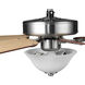 Builder 52 inch Brushed Nickel with Cherry/Natural Cherry Blades Ceiling Fan