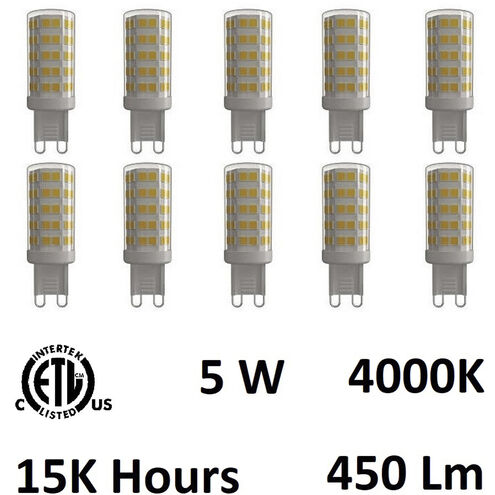 G9 LED G9 G9 5.00 watt 120 4000K LED Bulb