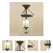 Sophia 3 Light 9 inch Oil Rubbed Bronze Semi-Flush Mount Ceiling Light