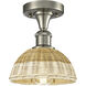 Ballston Bristol Natural II 1 Light 7.50 inch Semi-Flush Mount