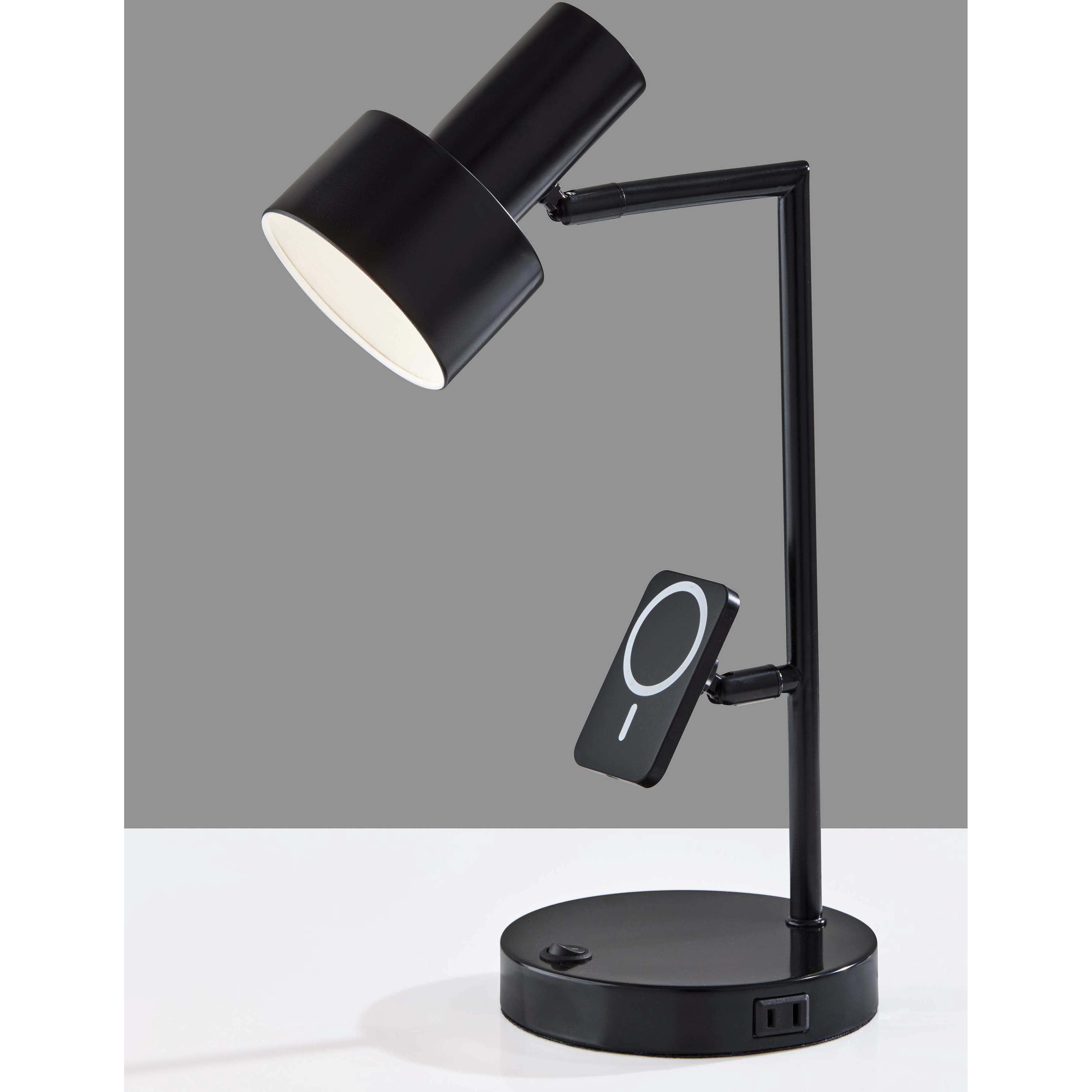 Rowe 19 inch 60.00 watt Black Supercharger Desk Lamp Portable Light