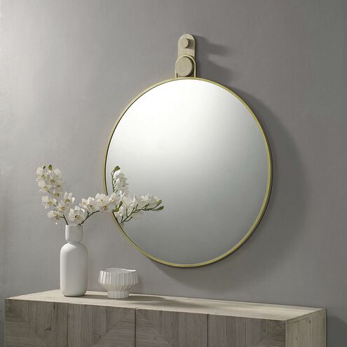 Kinsley 49 X 40 inch Clear and Gold Wall Mirror